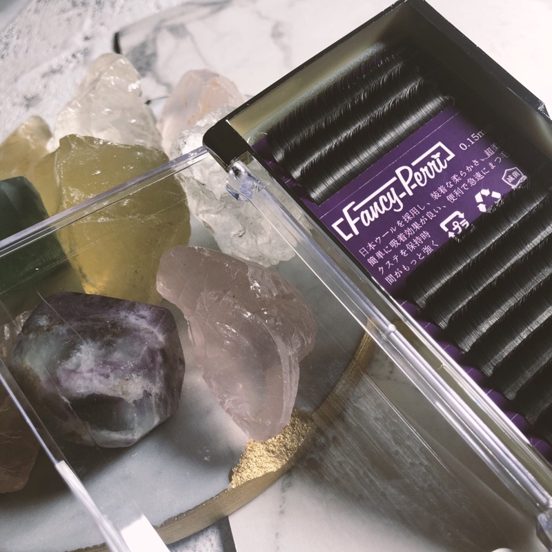 日式Fancy Perri幻影0.15单根扁毛哑光嫁接貂毛种植假睫毛细软尖