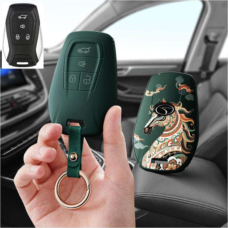 适用东南dx7汽车钥匙套dx3保护套dx5包壳扣女高级19款a5翼舞博朗
