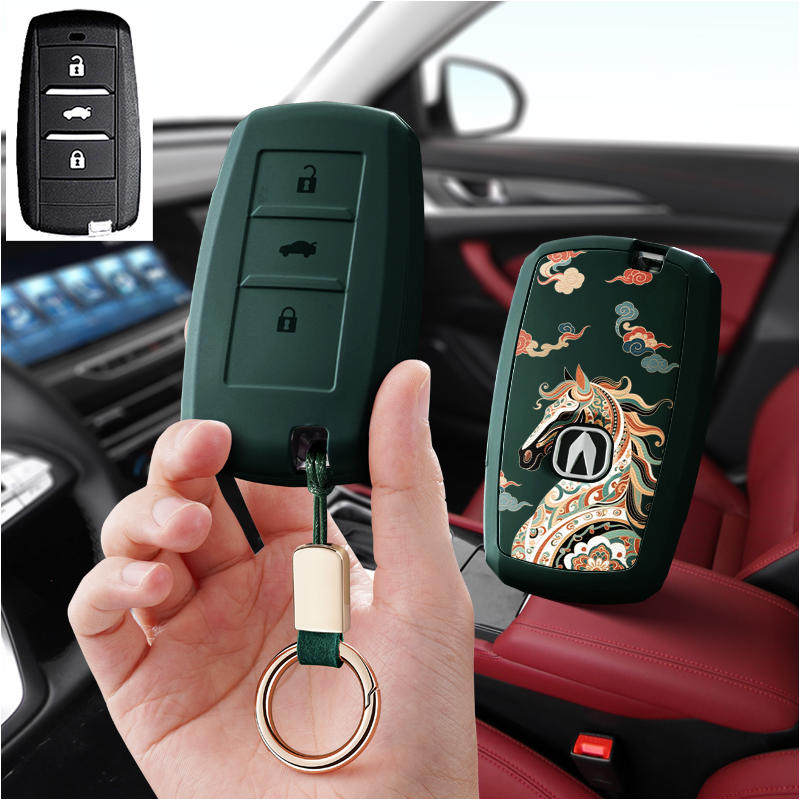 适用江铃老款易至EV3汽车钥匙套EX5车遥控包保护套壳扣圈E400男女