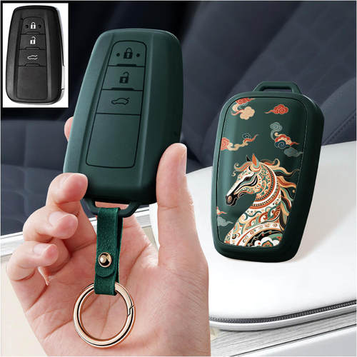 丰田rav4威兰达22荣放20汽车钥匙套RV4保护套21包壳扣高级2023款