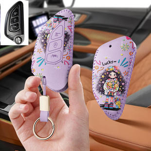 适用钱江鸿150ADV摩托车钥匙套壹米菲诺125改装配件遥控扣包保护