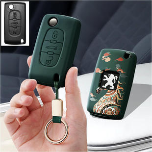 适用东风标致3008汽车钥匙套408保护套4008包10壳12扣11女男13款