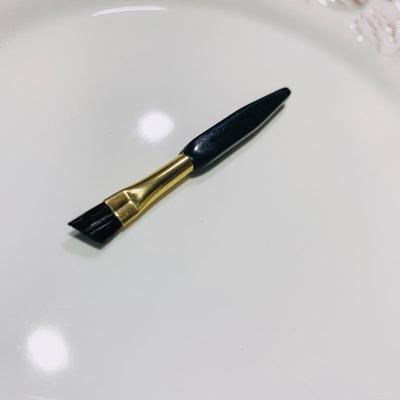 10个打包 亻青眉刷就要硬刷的彩盒拆出墨绿色杆 眉粉刷