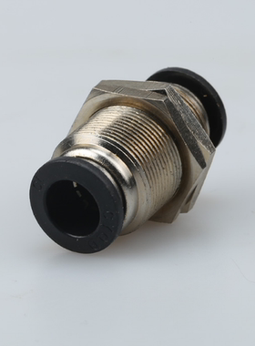 黑色优质气动隔板直通接头 PM-8/PM-10/PM-12/PM-6/ 厂价直销