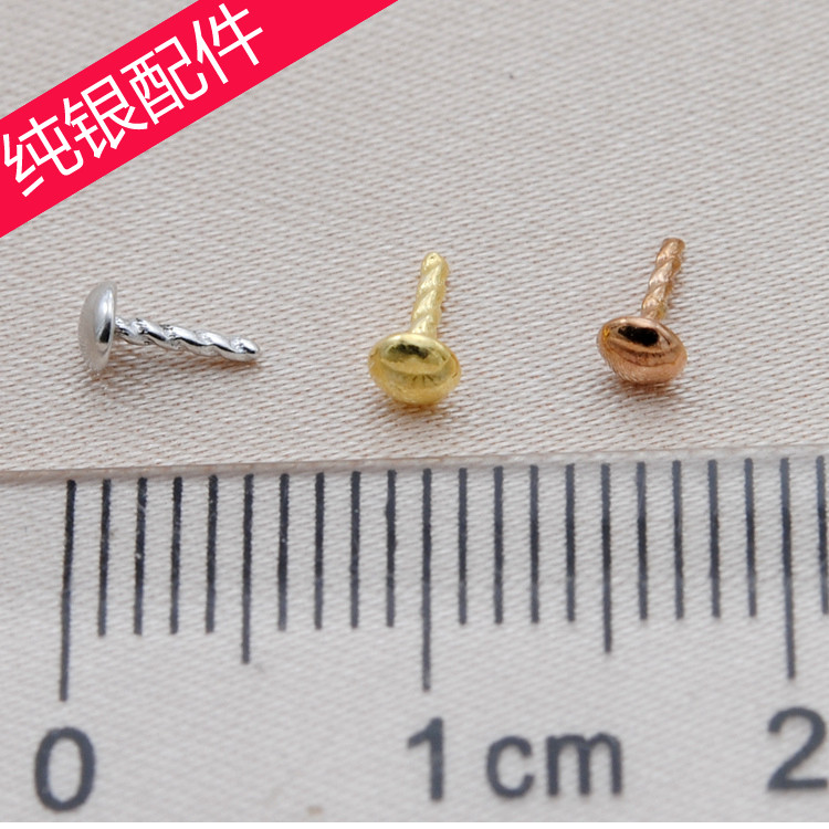 T 자형 바늘 S  작은 플러그 진주 구멍 플러그는 관통 구멍 비드 작은 T 자형 바늘 작은 플러그의 구멍 스레드를 차단합니다