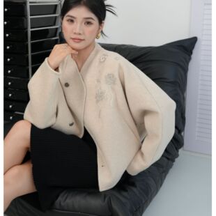 【新KAIROS.澳毛CK】复古英伦风高级时尚羊毛大衣秋冬外套20269