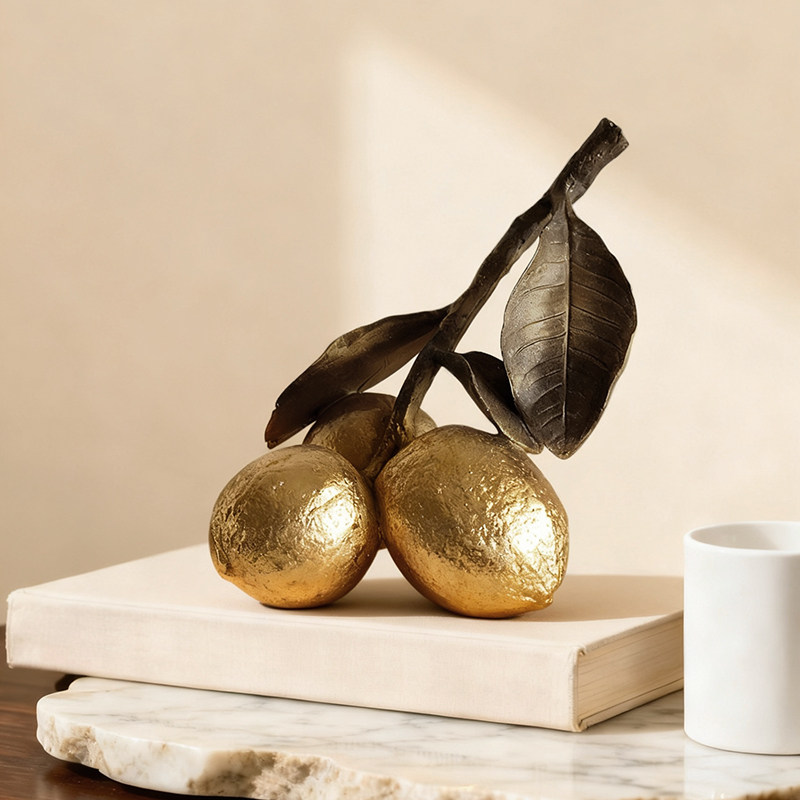 鎏金桌面摆件创意高级客厅玄关电视柜酒柜装饰品搬家乔迁新居礼物,家居饰品,装饰摆件,淘宝优惠券,粉丝福利购,淘宝优惠卷