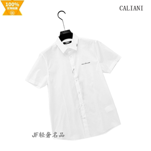 CALIANI卡里亚尼 2026春夏新款短袖衬衫 棉质胸标 清爽大气款