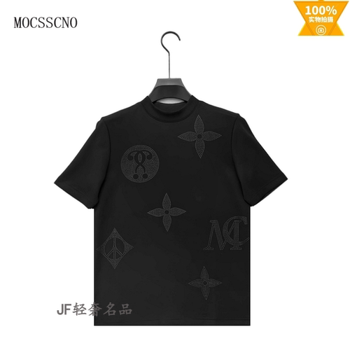 MOCSSCNO曼斯凯奴 2026秋冬新款高圆领短袖T恤衫 绵柔亲肤时尚款