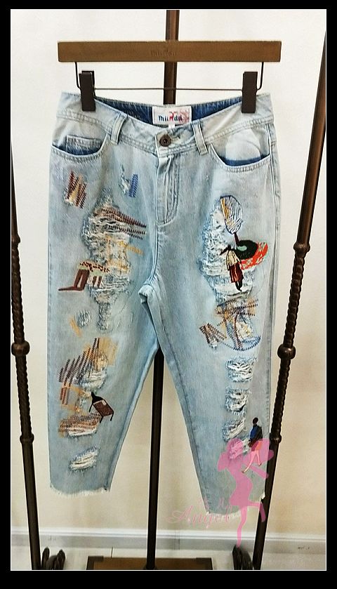 正品店 謎底 182MK0013 2018夏裝新款專柜正品褲子 一彎新月 769