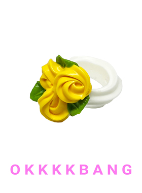 可爱软萌小众手工雏菊戒指