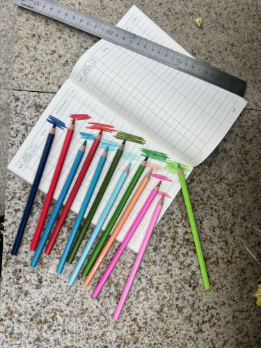 彩色铅笔单色补色10支