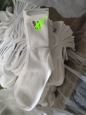 出口尾货女款刺绣袜35-38码 1双 数量少