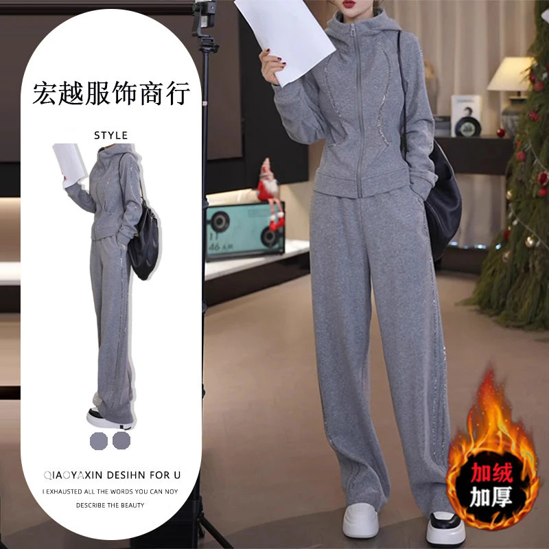 单件/运动装女秋冬新款高级感