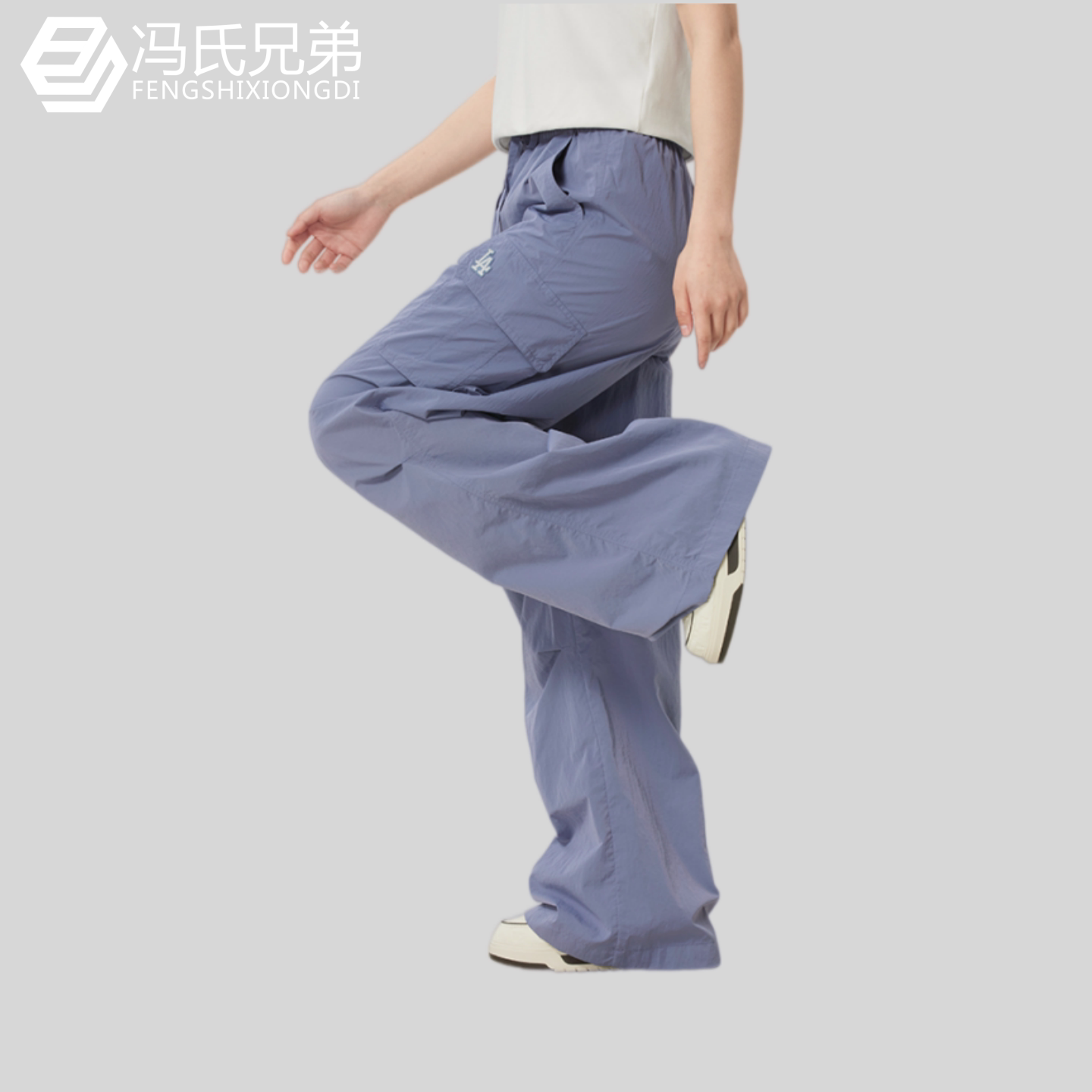 MLB时尚运动潮流宽松防晒女长裤图片