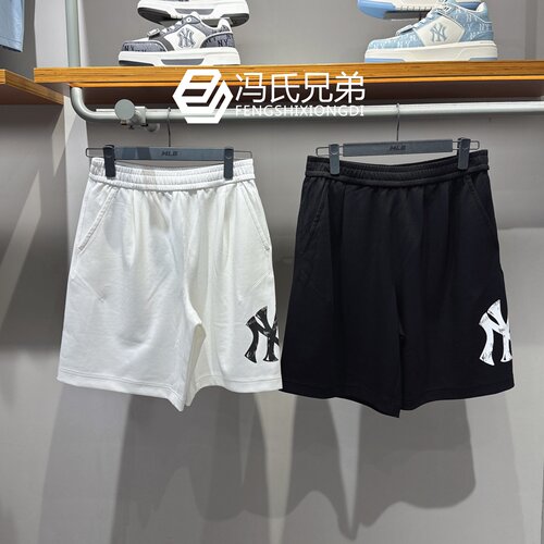 MLB情侣时尚休闲运动梭织五分裤
