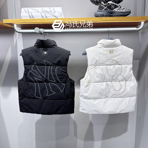 MLB时尚休闲保暖防水羽绒服背心