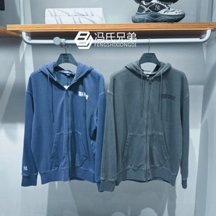 MLB25年秋季男女时尚休闲潮流运动宽松舒适连帽做旧卫衣3ATRB0554