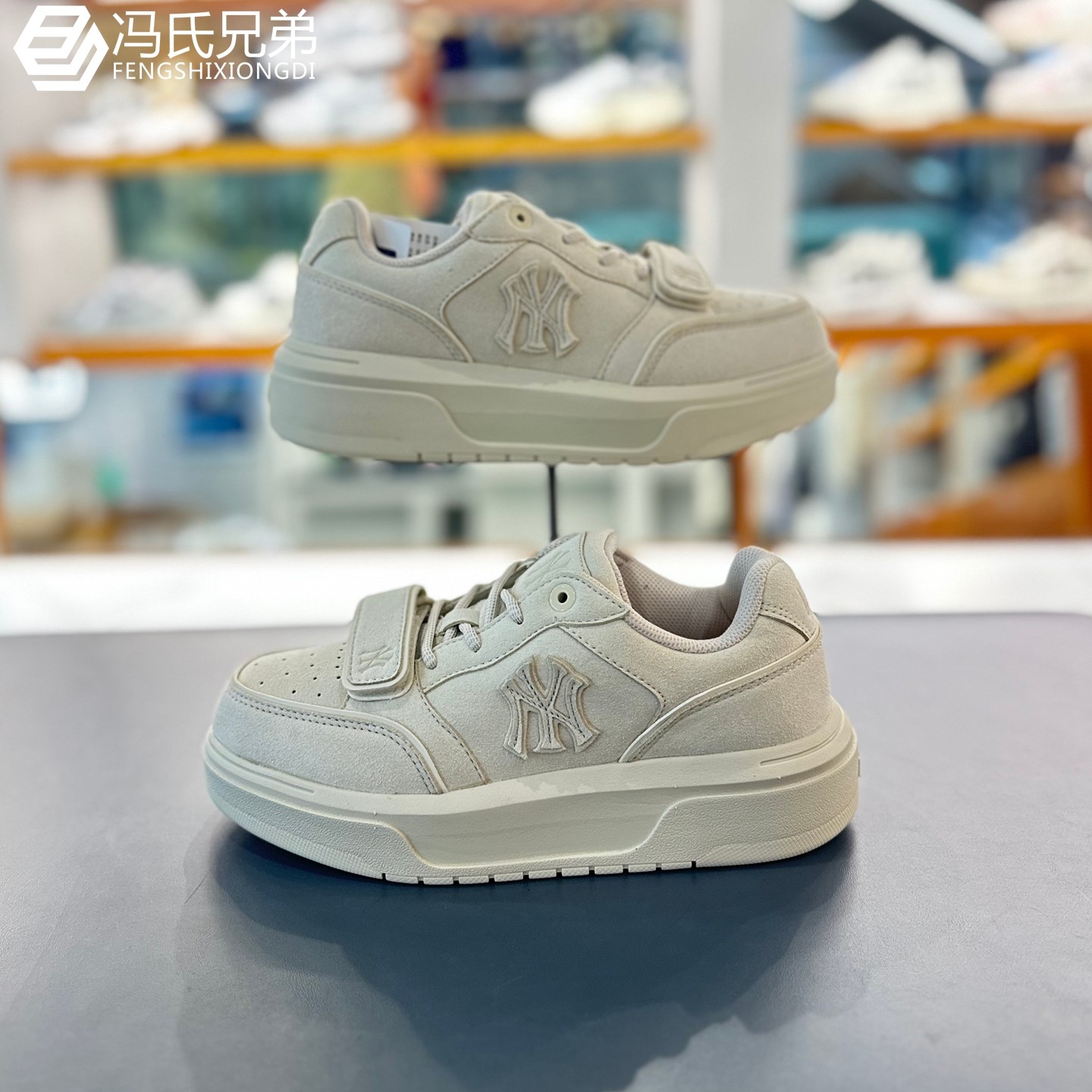 MLB 25年秋季男女时尚休闲潮流复古厚底运动学长鞋板鞋3ASXP015N,运动鞋new,板鞋,淘宝优惠券,粉丝福利购,淘宝优惠卷