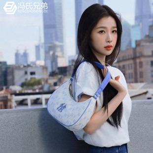 休闲单肩包3ABQS014N 腋下包女手提包时尚 MLB 25年春夏虞书欣同款
