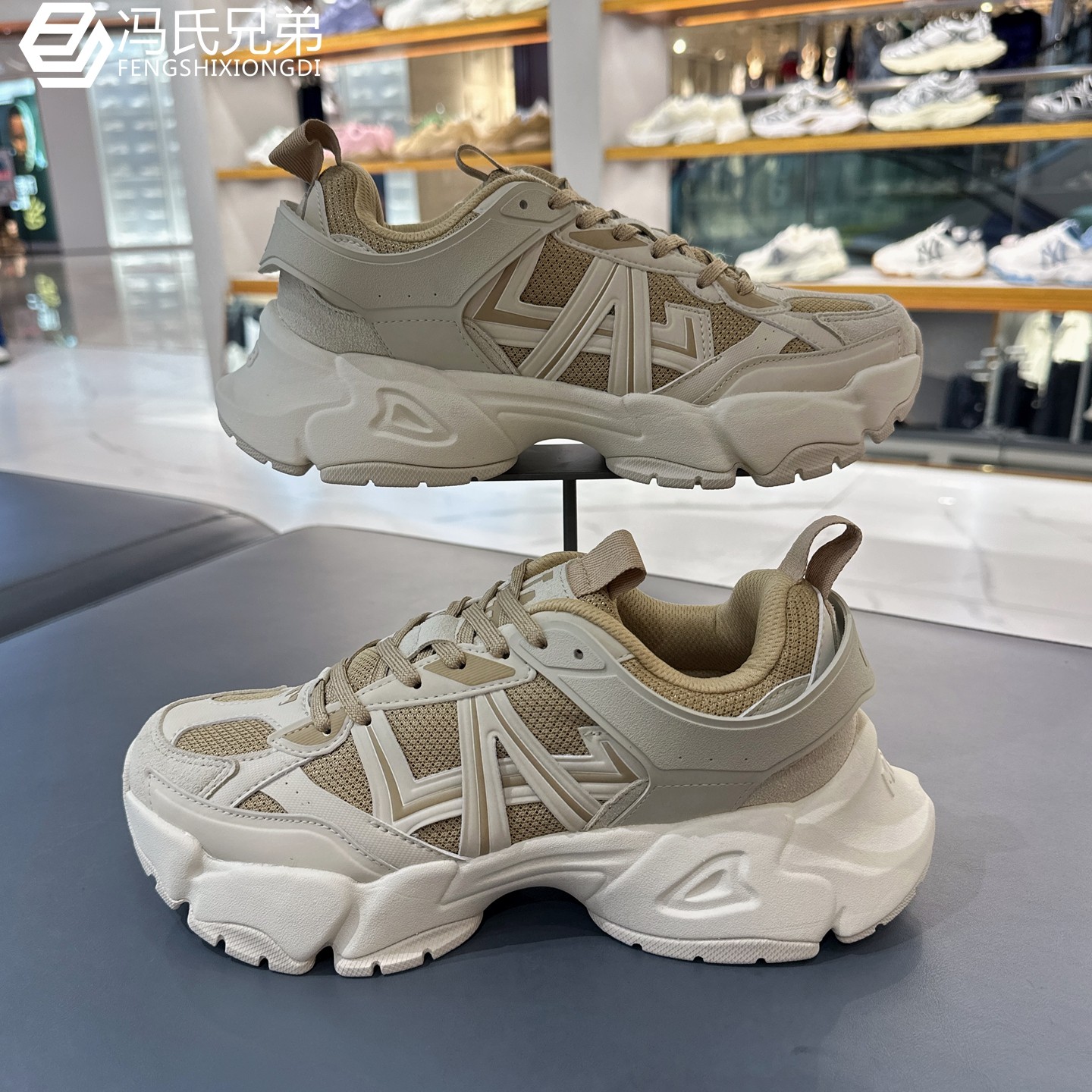 MLB 25年秋季男女时尚休闲潮流运动复古厚底增高老爹鞋3ARNP015N,运动鞋new,运动休闲鞋,淘宝优惠券,粉丝福利购,淘宝优惠卷