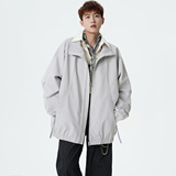 2026春季新款无影墙男女休闲纯色立领夹克JK7921-特P60，男装夹克，星座418-2