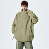 2026春季新款无影墙男女休闲纯色立领夹克JK7921-特P60，男装夹克，星座418-2