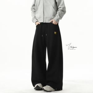 现货2026春季男女休闲宽松运动卫裤阔腿裤 K2506-特P45，男装休闲裤，星座418-2