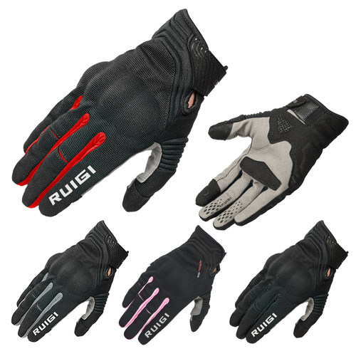 夏季摩托车骑行手套防滑透气