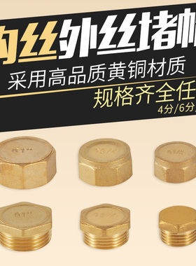 20mm25mmPPR丝堵4分6分丝堵1/2丝堵堵头带边管帽加厚软管堵头