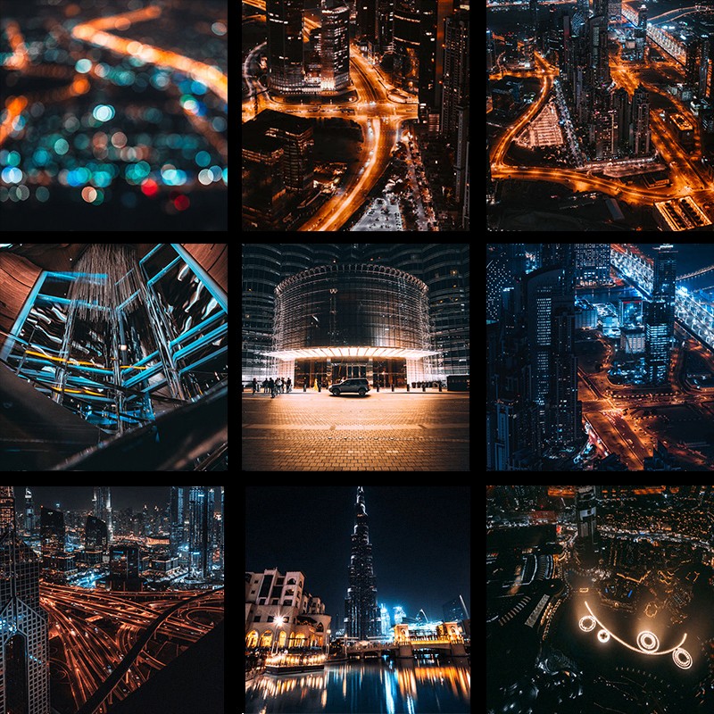 LR预设网红ins博主19Tones城市夜景建筑 Lightroom预设调色滤镜