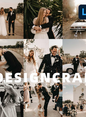 大师级Lightroom预设KWP X JOSI婚礼温暖优雅柔软人像肤色LR预设