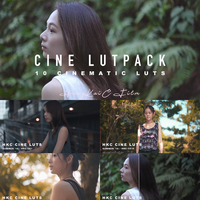 视频调色HKC索尼CINE1234电影风人像旅拍PR/FCPX达芬奇LUTs滤镜PS