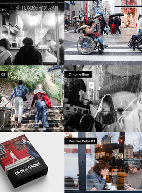 Lightroom预设STREETLIFE人文街头纪实摄影户外黑白复古LR滤镜PS