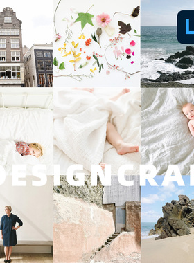 Lightroom高端预设jessica人像PR/FCPX达芬奇LUT手机版LR滤镜PS