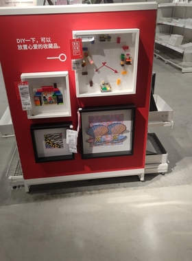 国内宜家桑娜赫画框相框白色 25x25 厘米济南宜家代购