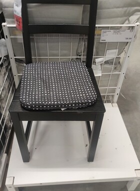 包邮国内宜家斯达格塔坐椅垫黑色白色36x36x2.5厘米济南宜家代购