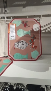 厘米济南代购 35厘米红色 弗斯达餐垫45 国内宜家新款