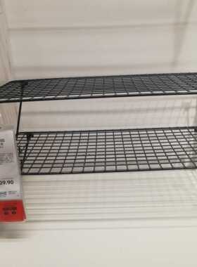 新品宜家格雷伊格鞋架58x27x17厘米铁艺鞋架鞋柜收纳架子单层