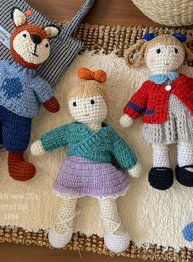 26新款尼泊尔纯手工羊毛编织娃娃儿童宝宝安抚玩偶可爱摆件物时尚