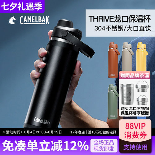 美国驼峰食品级大容量便携水壶