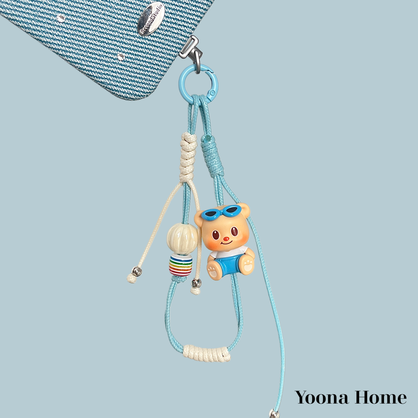 正版黄油小熊萌粒可手提手腕挂绳