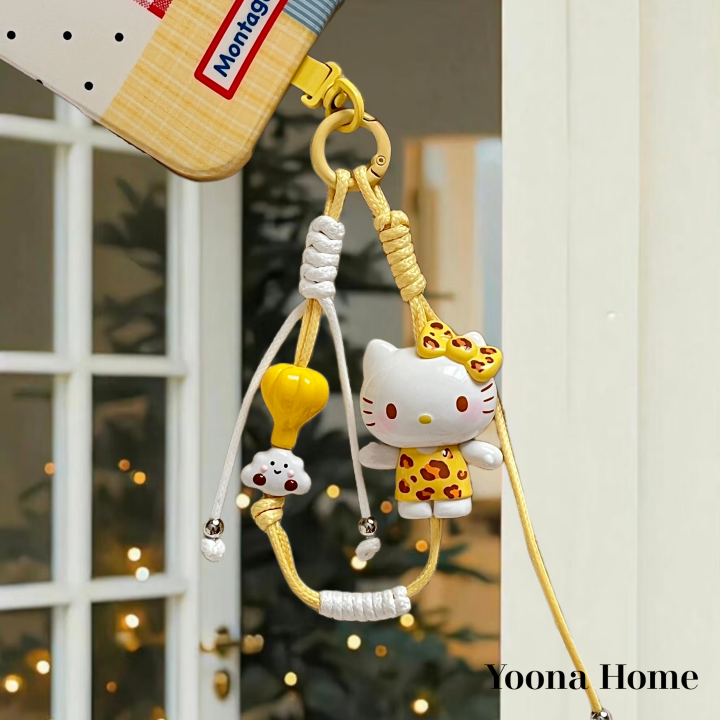 手作Diy正版Hello Kitty手机链蜡绳手腕绳可提手机挂绳装饰链礼物,节庆用品/礼品,手机链,淘宝优惠券,粉丝福利购,淘宝优惠卷