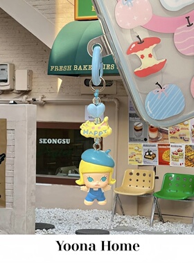 原创diy正版Molly抱抱晴空萌粒小提溜吊坠手机链挂绳ccd挂件包挂