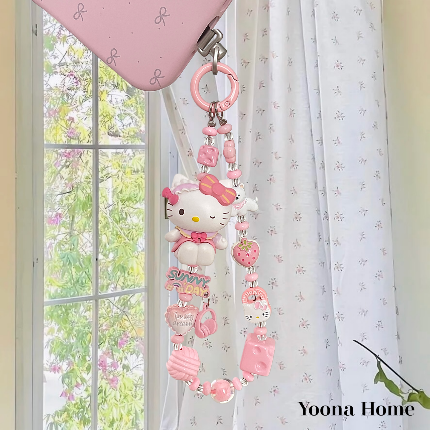 HelloKitty萌粒手机挂绳挂饰链