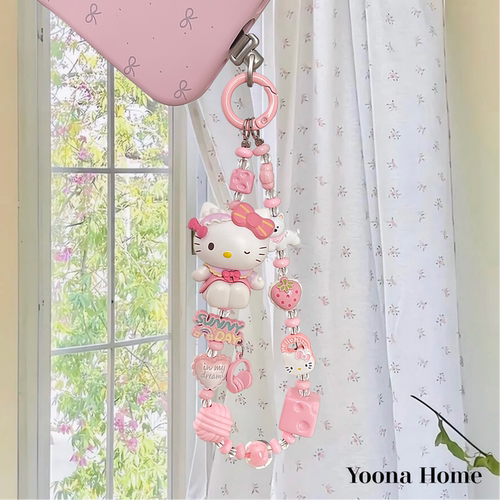 HelloKitty萌粒手机挂绳挂饰链