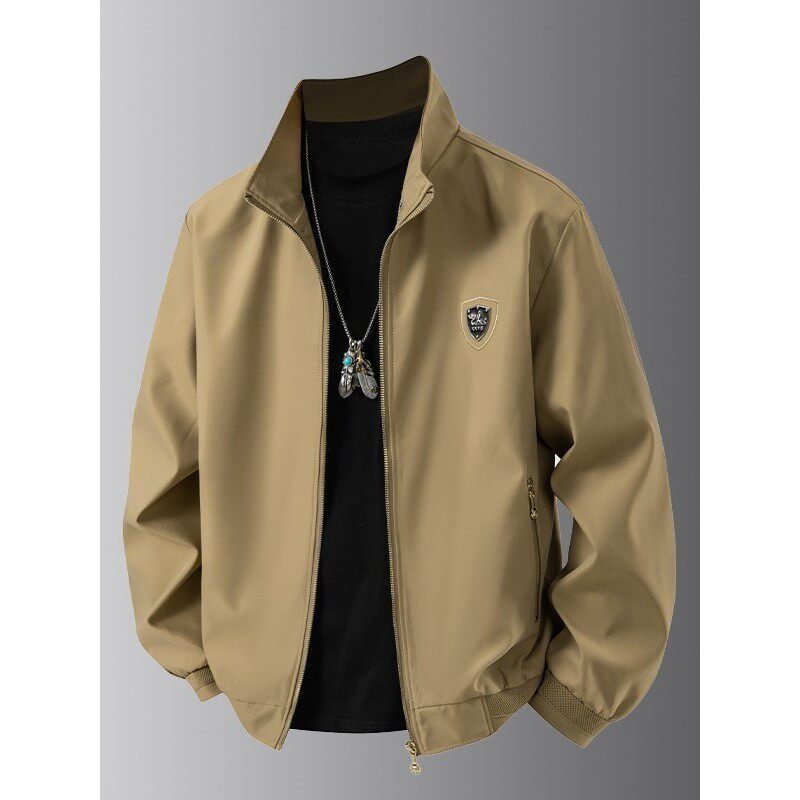 夹克潮男秋冬新款欧美休闲外套时尚潮流外衣男款上衣薄款夹克