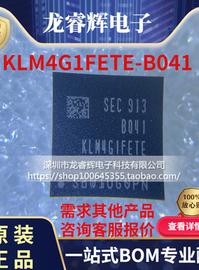 龙睿辉【全新进口原装】KLM4G1FETE-B041 KLM4G1FETE 4G闪存器EMM