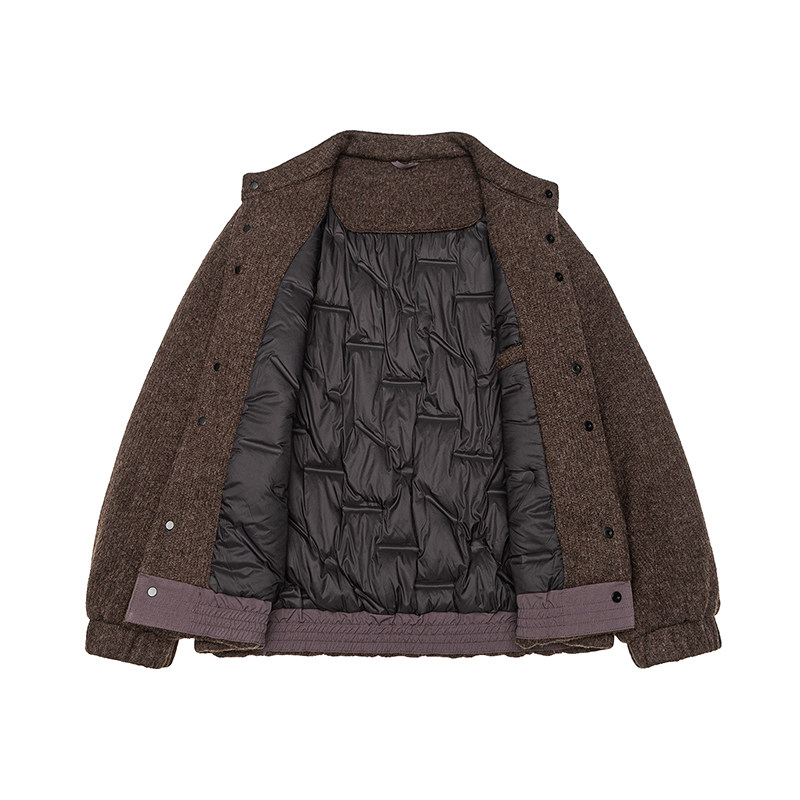 立体平铺冬季男士立领绵羊毛呢羽绒服外套9926-P300,男装羽绒服,电商D248