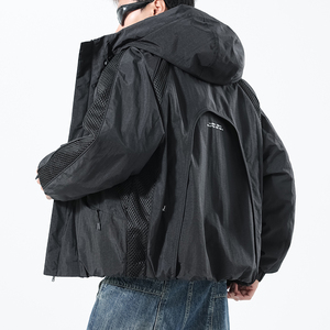 店主风模特冬季男士连帽羽绒服外套9905-P260图片